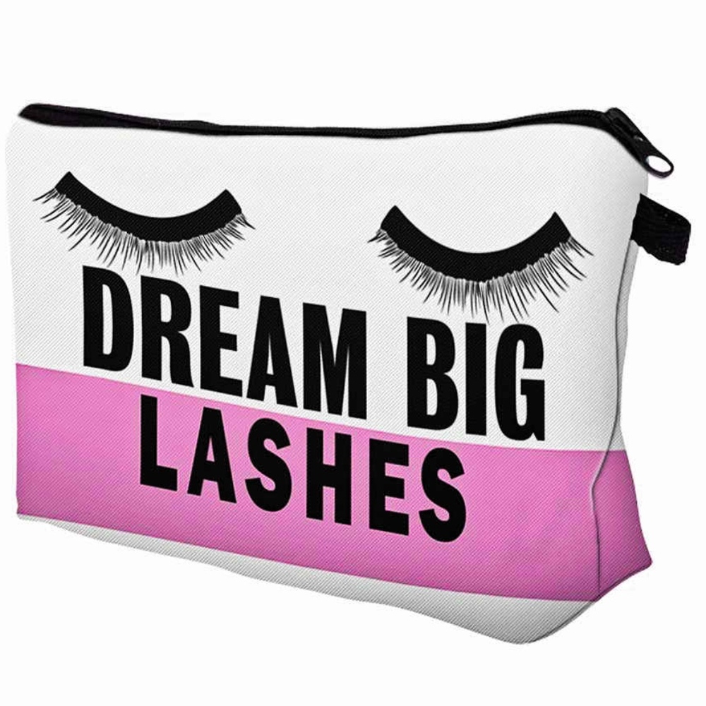 Awesome "Lashes" Clutch/Makeup Bag NWT - Picture 2 of 6
